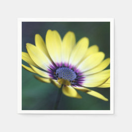 Serviette En Papier Papier central jaune violet Napkin