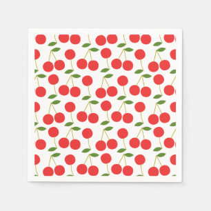 Serviette En Papier Papier cerisier très rouge Napkin