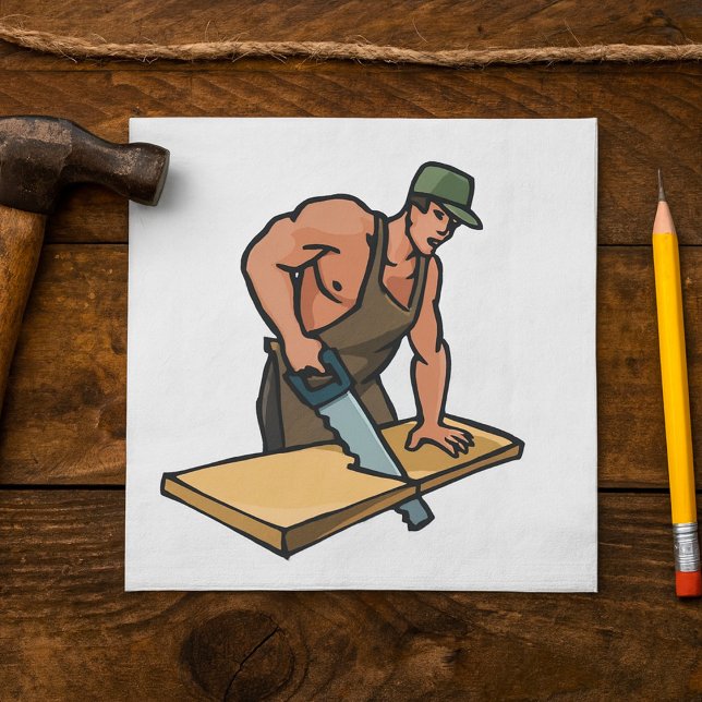Serviette En Papier Papier charpentier (Créateur téléchargé)