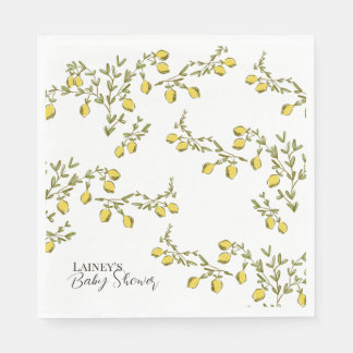Serviette En Papier Papier citron Napkin
