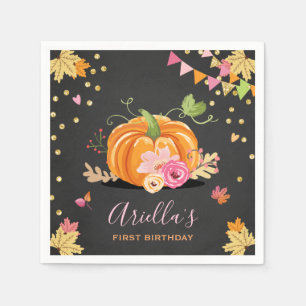 Serviette En Papier Papier citrouille Napkin automne Anniversaire fill