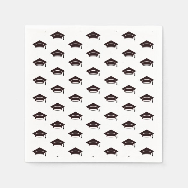 Serviette En Papier Papier Cocktail serviettes pour une fête de gradua (Devant)