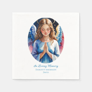 Serviette En Papier Papier commémoratif Angel personnalisé serviettes