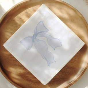 Serviette En Papier Papier coquette à mât bleu