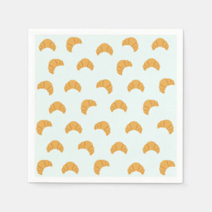 Serviette En Papier Papier Croissant Cuisiné Napkins
