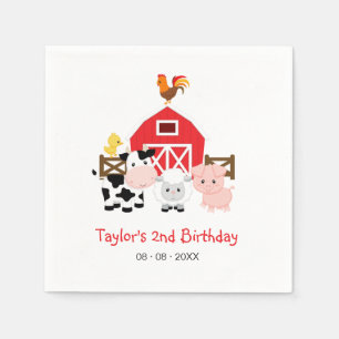 Serviette En Papier Papier d'anniversaire/baby shower de Banyard