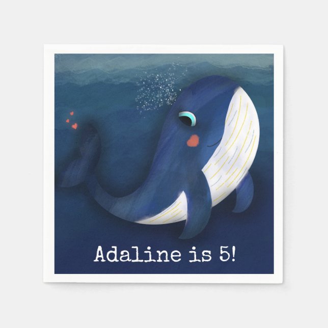 Serviette En Papier Papier de baleine (Devant)