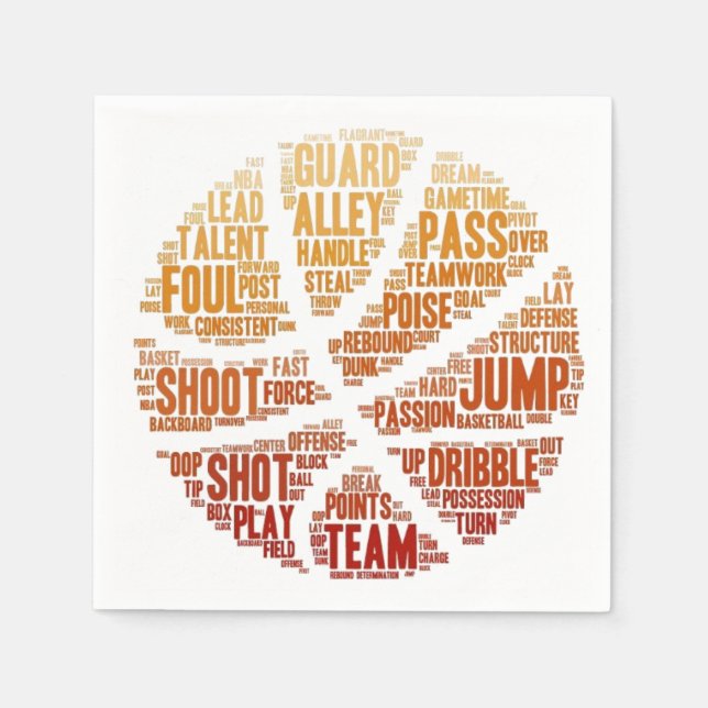 Serviette En Papier Papier de basket (Devant)