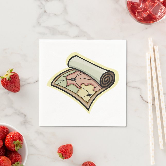 Serviette En Papier Papier de carte de défilement (Créateur téléchargé)