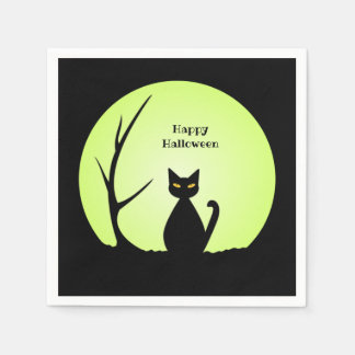 Serviette En Papier Papier de chat Horreur Napkin