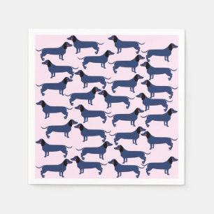 Serviette En Papier Papier de chien Wiener Napkins