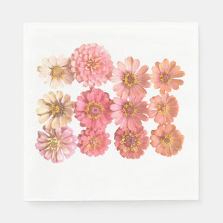 Serviette En Papier Papier de collage Zinnia Napkin