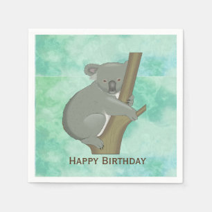 Serviette En Papier Papier de conception de l'ours Koala Napkins