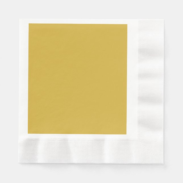 Serviette En Papier Papier de déjeuner à l'or Napkin (Devant)