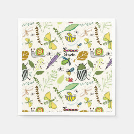 Serviette En Papier Papier de fête d'anniversaire de bugs Napkin