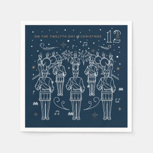 Serviette En Papier Papier de fête de Noël