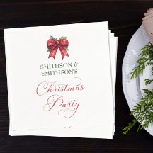 Papier de fête de Noël personnalisé Napkin