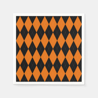 Serviette En Papier Papier de Jacquard orange préppy Napkin