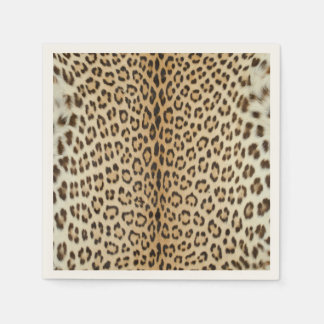 Serviette En Papier Papier de la partie léopard