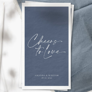 Serviette En Papier Papier de mariage élégant personnalisé Serviette d