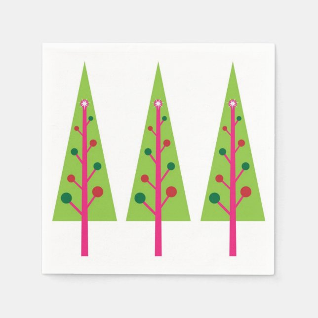 Serviette En Papier Papier de Noël (Devant)