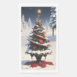 Serviette En Papier Papier de Noël