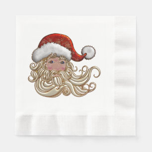 Serviette En Papier Papier de Noël du Père Noël