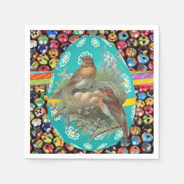 Serviette En Papier Papier de Pâques (Devant)