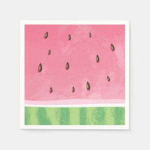 Serviette En Papier Papier de pastèque Napkin Melon Fruit d'anniversa