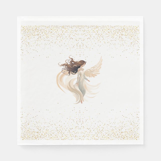 Serviette En Papier Papier de poitrine magique du jardin Napkin (Devant)