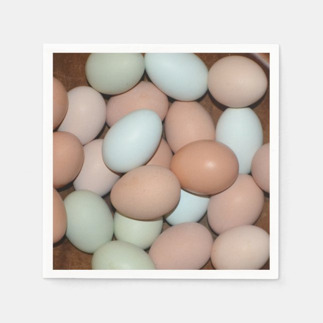 Serviette En Papier Papier de poulet Napkin (Devant)