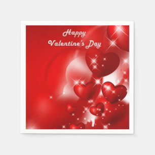 Serviette En Papier Papier de Saint Valentin serviettes