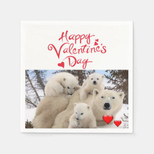 Serviette En Papier Papier de Saint Valentin serviettes