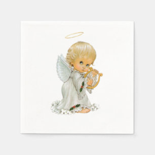 Serviette En Papier Papier de Saint Valentin serviettes, Ange
