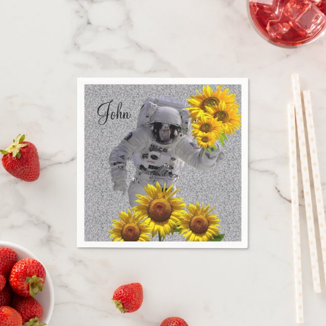 Serviette En Papier Papier de tournesol Astronaut (En situation)