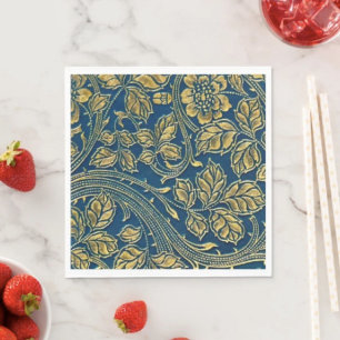 Serviette En Papier Papier d'élégance Golden Blossom Napkin