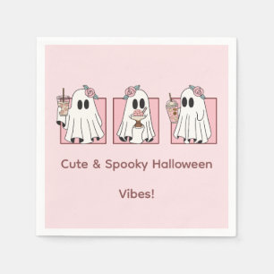 Serviette En Papier Papier d'Halloween mignon et Éffrayant serviettes