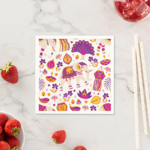 Serviette En Papier Papier Diwali Napkin