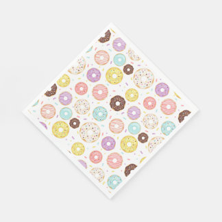 Serviette En Papier Papier Donut Party