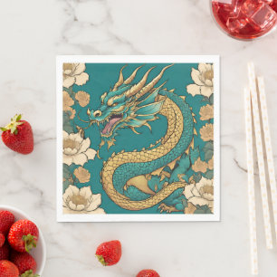 Serviette En Papier Papier Dragon Napkin