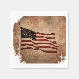 Serviette En Papier Papier drapeau américain Napkin