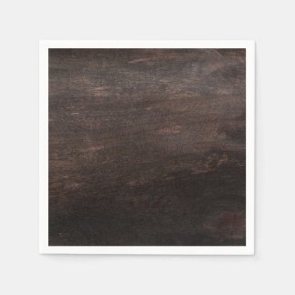 Serviette En Papier Papier en bois foncé Brown