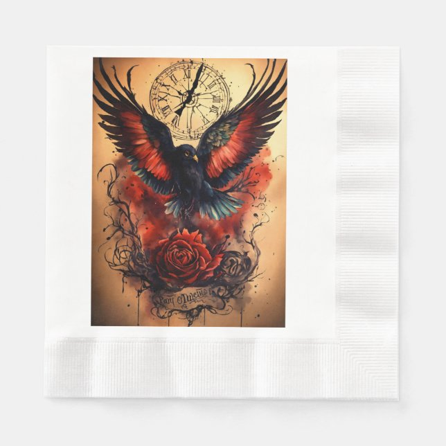 Serviette En Papier Papier et linge (Devant)