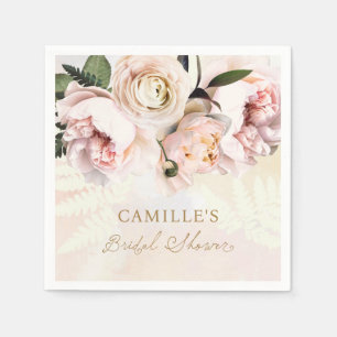 Serviette En Papier Papier Fête des mariées Jardin Rose Napkin