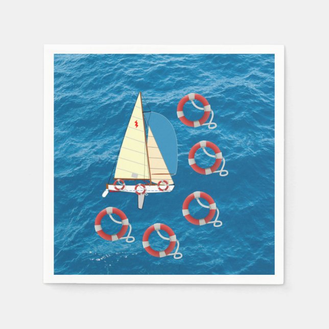 Serviette En Papier Papier fête des pères (Devant)