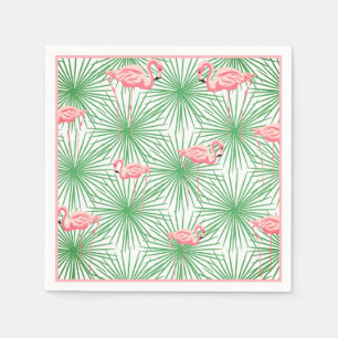 Serviette En Papier Papier Flamant rose-serviettes