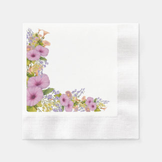 Serviette En Papier Papier Fleur sauvage de la côte du Golfe