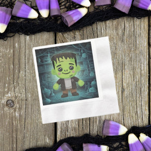 Serviette En Papier Papier Frankenstein adorable mignonne Napkin