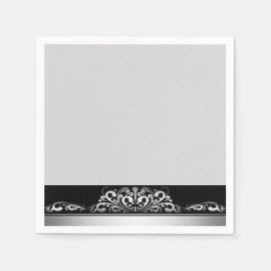 Serviette En Papier Papier Gris