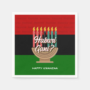 Serviette En Papier Papier HABARI GANI Kwanzaa
